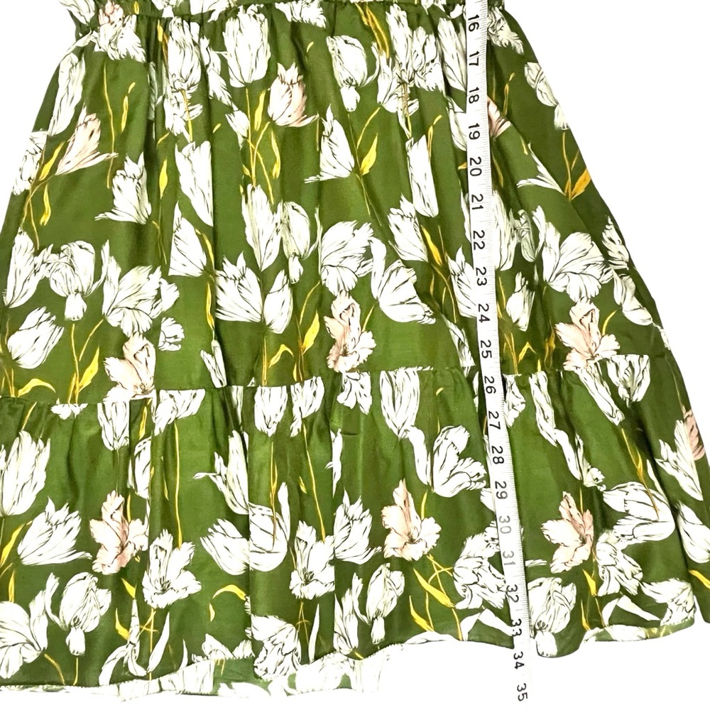 Trovata Olive Floral Ruffle Mini Dress - Picture 9 of 13